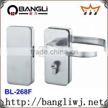 Glass Door Lock suitable for toughened glass door with handle