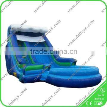 High quality small indoor inflatable slide pool children inflatable pool with slide