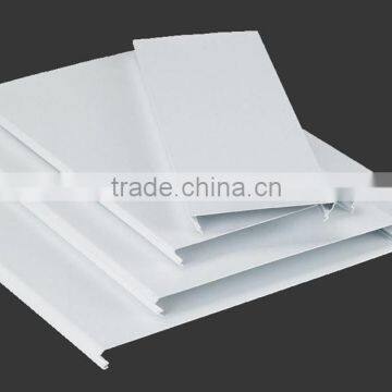 Windproof S - Shaped Width 100/200/300mm Aluminum Linear Blade Ceiling, Ceiling Aluminum Building Decorative Material