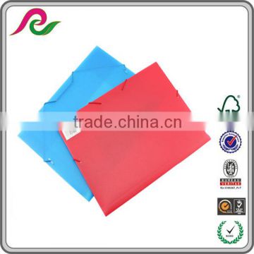 Factory price A4 plastic folder with elastic band