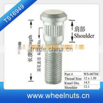 dacroment alloy steel shoulder stud