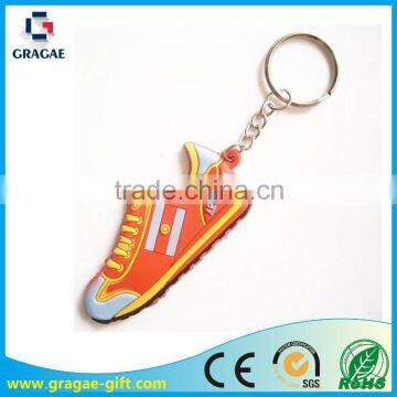 Shoes Shaped PVC Keychain