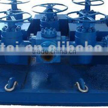 oil and gas well surface testing API 16C choke & kill manifold