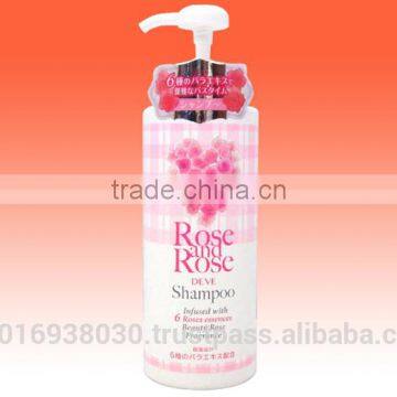 /DEVE/ Rose and Rose Shampoo Bottle Infused with 6 Rose flower essences Beauty Rose Fragrance Made in Japan TC-005-90