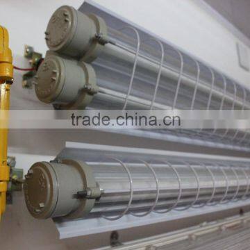 BPY Aluminum Alloy Enclosure With Cover Explosion Proof Fluorescent Lamp