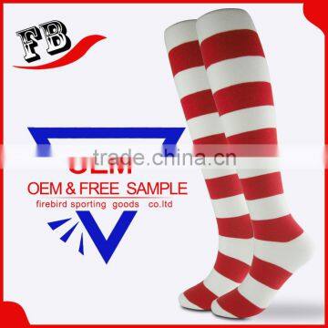 Long knee high size and color can customized long cotton tube socks