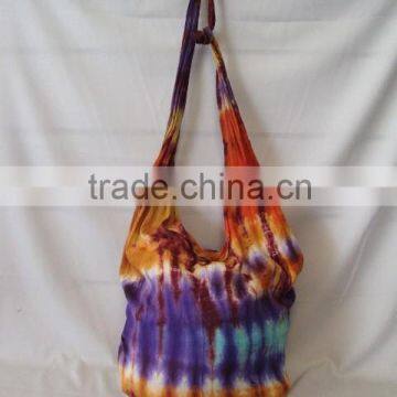 fashionable new stylish shoulder bag canvas hippie shoulder bags tie and die shoulder bags