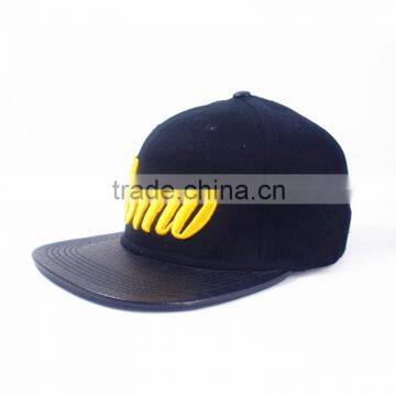 Custom Design Cheap Snake Skin Brim Cap