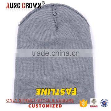 2016 Beanie Acrylic Plain Knit Beanie Hats for Men photo-6