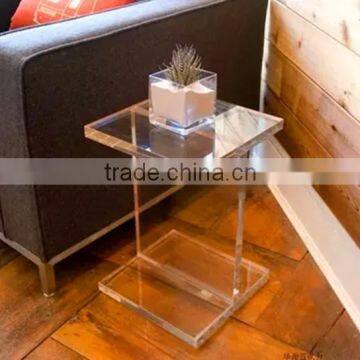 custom hot sale clear acrylic sofa side table