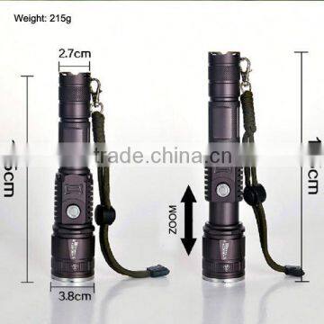 POPPAS 6611 Newest USB Led Flashlight Hunting Waterproof USB Torch Light Quality Choice photo-3