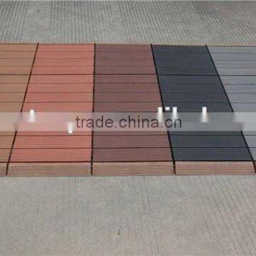 Waterproof interlocking WPC DIY tiles