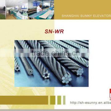 Top quality best sell elevators steel wire rope