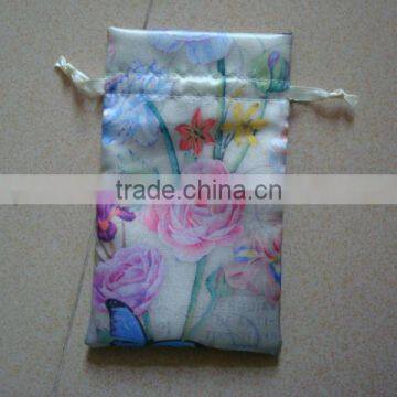 2013 new vintage satin gift bag for drawstring