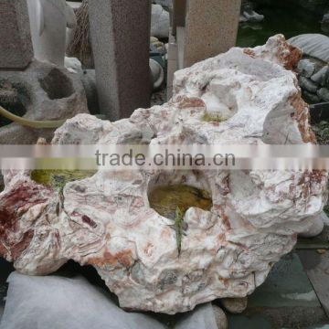 natural stone garden fountain