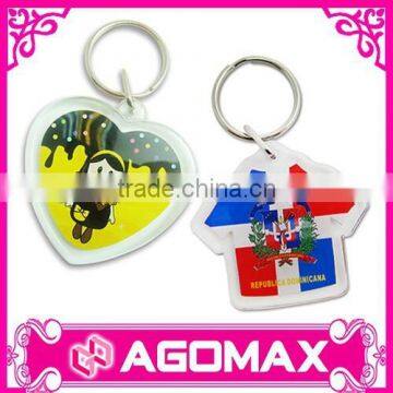 Plastic key chain acrylic key chain