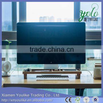 Office/Home Basics Computer and Telephone Desk Organizer Bamboo Office Desk Organizer photo-6