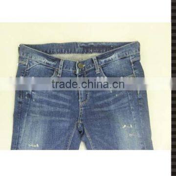 Casual Ladies Jeans Top Design With Little Ripped photo-4