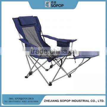 High Qulity OEM steel tube metal swimming pool lounge chair