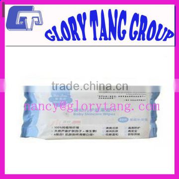 PLA nonwoven spunlace with Wood pulp for wet tissue