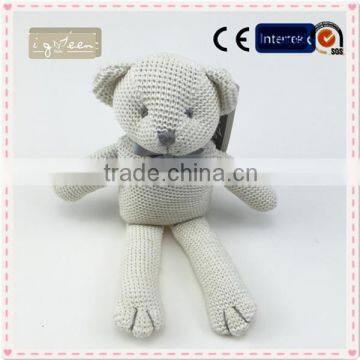 I-Green Toy Series-Fashional Style Kniting Bear Toy