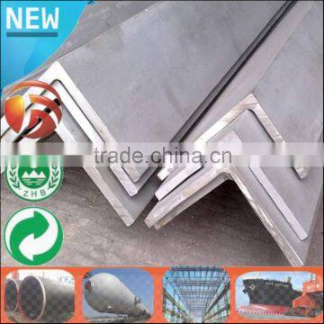 High Quality Galvanized Steel Angle Bar SS400 56*4 Hot Rolled mild steel equal unequal angle Tianjin