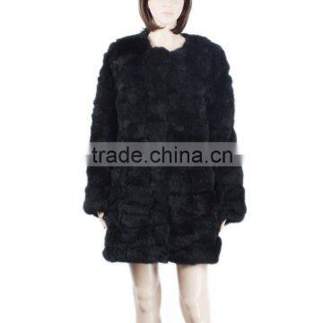 women cheap fur coats long rabbit fur coats KZ150063