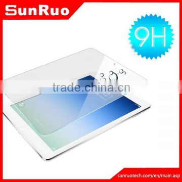 Top sale 9h clear tempered glass screen protector for ipad air