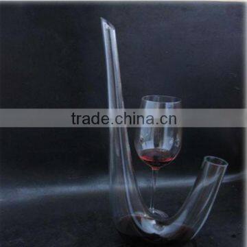 Hand made single glass decanter,wine decanters