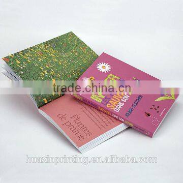 soft cover book printing/menu book design and printing