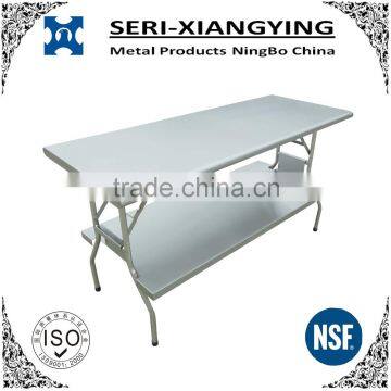 NSF Approval Kitchen Stainless Steel Work Table/stainless Steel Folding Table