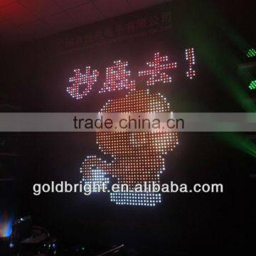 led dmx and SMD control video stage background vision cloth curtain