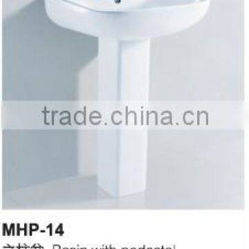 Hand wash basin price Bathroom Ceramic Pedestal Basin