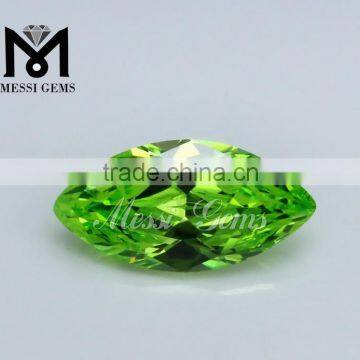 Good Price High Quality Apple Green Marquise Shape Cubic Zirconia