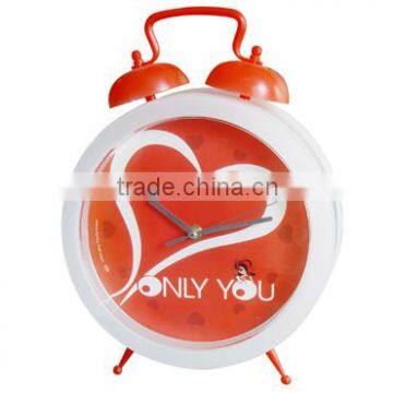 Twin Bell Tbble Clock Plastic Table Clock