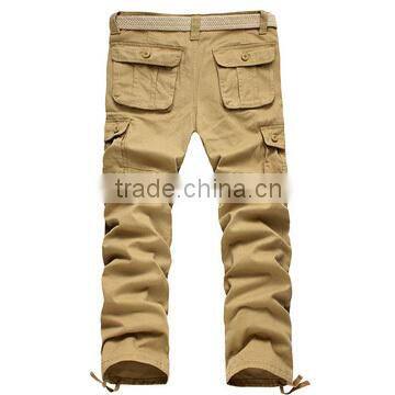 Outdoors Work Wear Popular Khaki Army Men Military Training Fashion Tupac Pants With Mulit Pockets photo-2