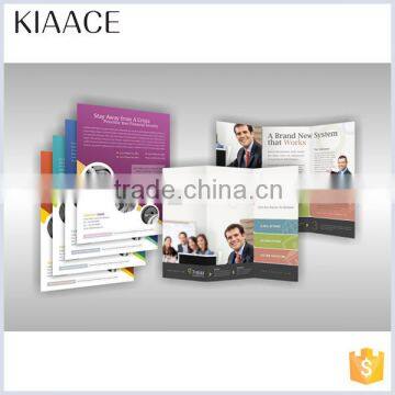 Beautiful pattern wholesale promotional custom printing brochure sample