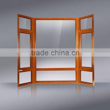 Balustrade Side hung aluminum heat insulation thermal break casement windows