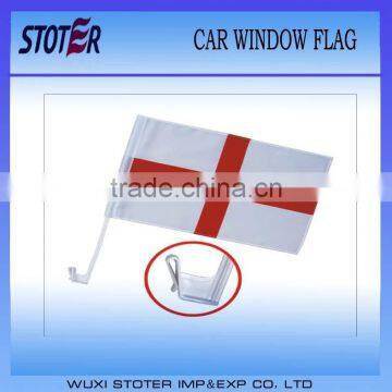 100% polyester England car window flag