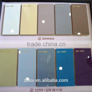 ZHUV glossy mdf board for cabinet doors 2016 new designs