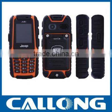 Outdoor phones A8i Dustproof Mobile Phone Dual SIM Cards Shockproof And Dustproof Waterproof GSM 4 band CellPhone