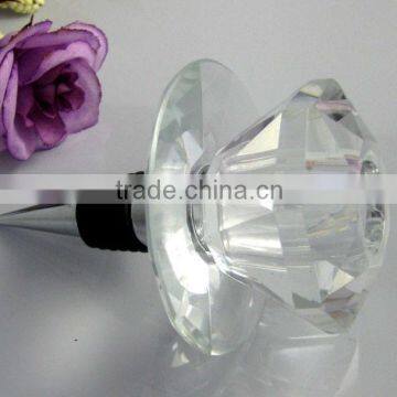 2014 crystal wine stopper and candle holder as wedding favors