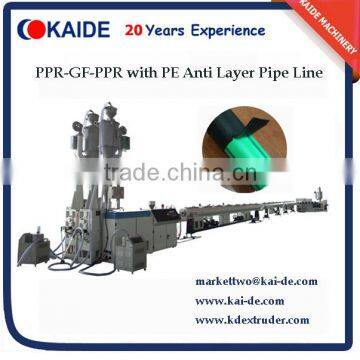 110mm PPR glassfiber ppr pipe machine with PE anti UV layer price