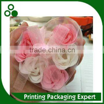 Polyester sheer organza ribbon bow for packaging