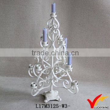 pillar wedding iron floor standing metal candle holders