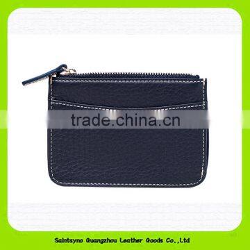 Hot selling fashionable leisure smooth leather ladies coin wallet 15072