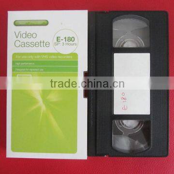 blank video cassettes tape