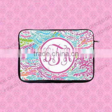 Personalized Lilly Pulitzer Inspired Case Laptop Sleeve