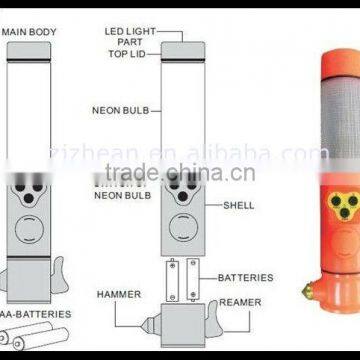 Multi-Function Hammer Flashlight For Auto-Used