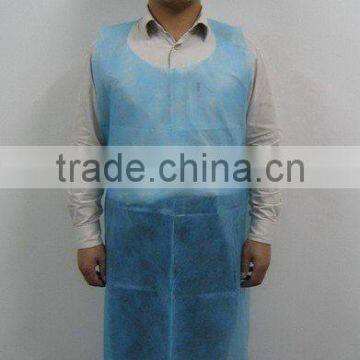 Disposable nonwoven apron